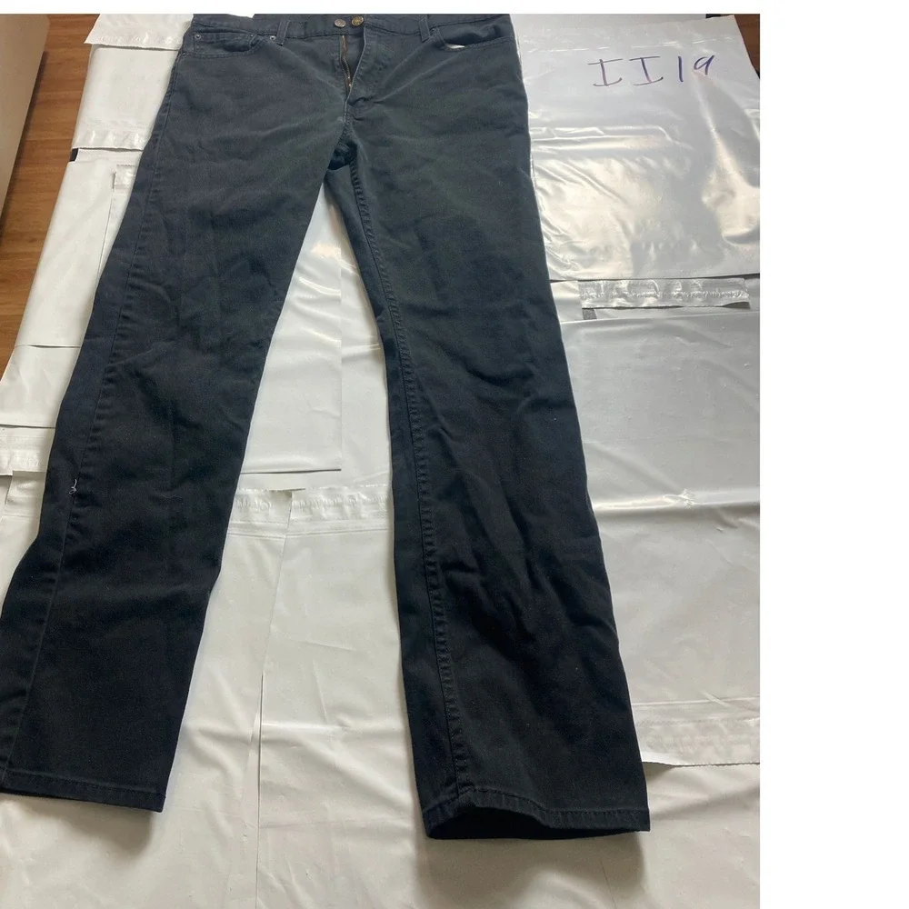 Levi's 511 Slim‎ Fit Black Jeans W36 L32 Mens Stretch Denim Pants